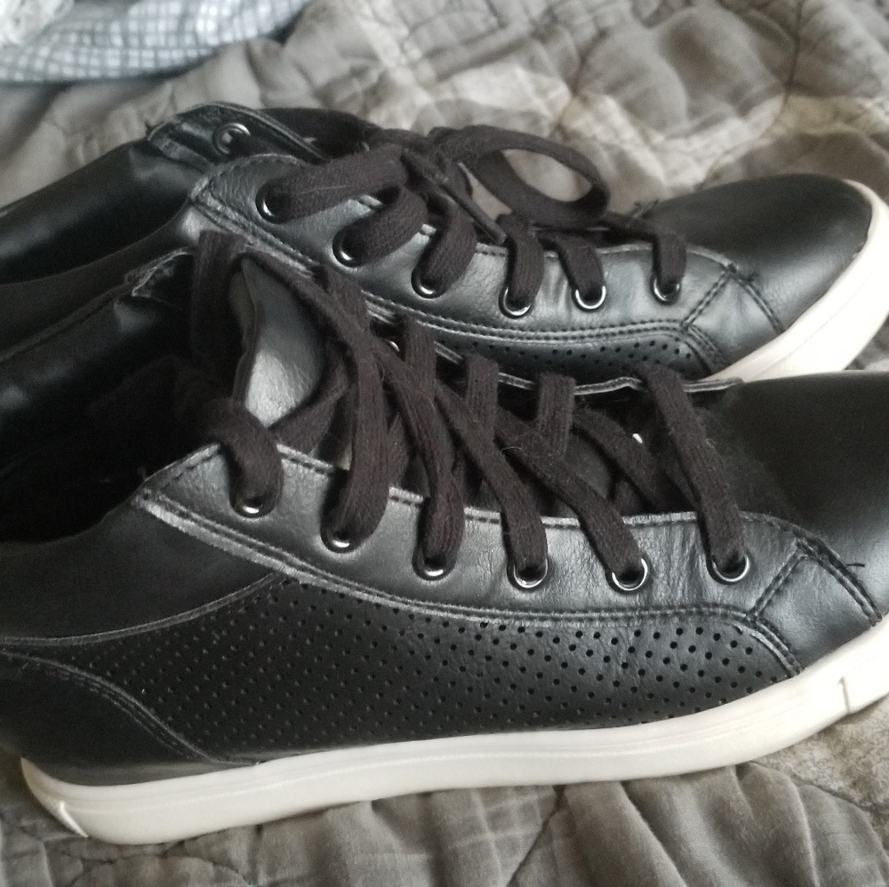 Black sneakers